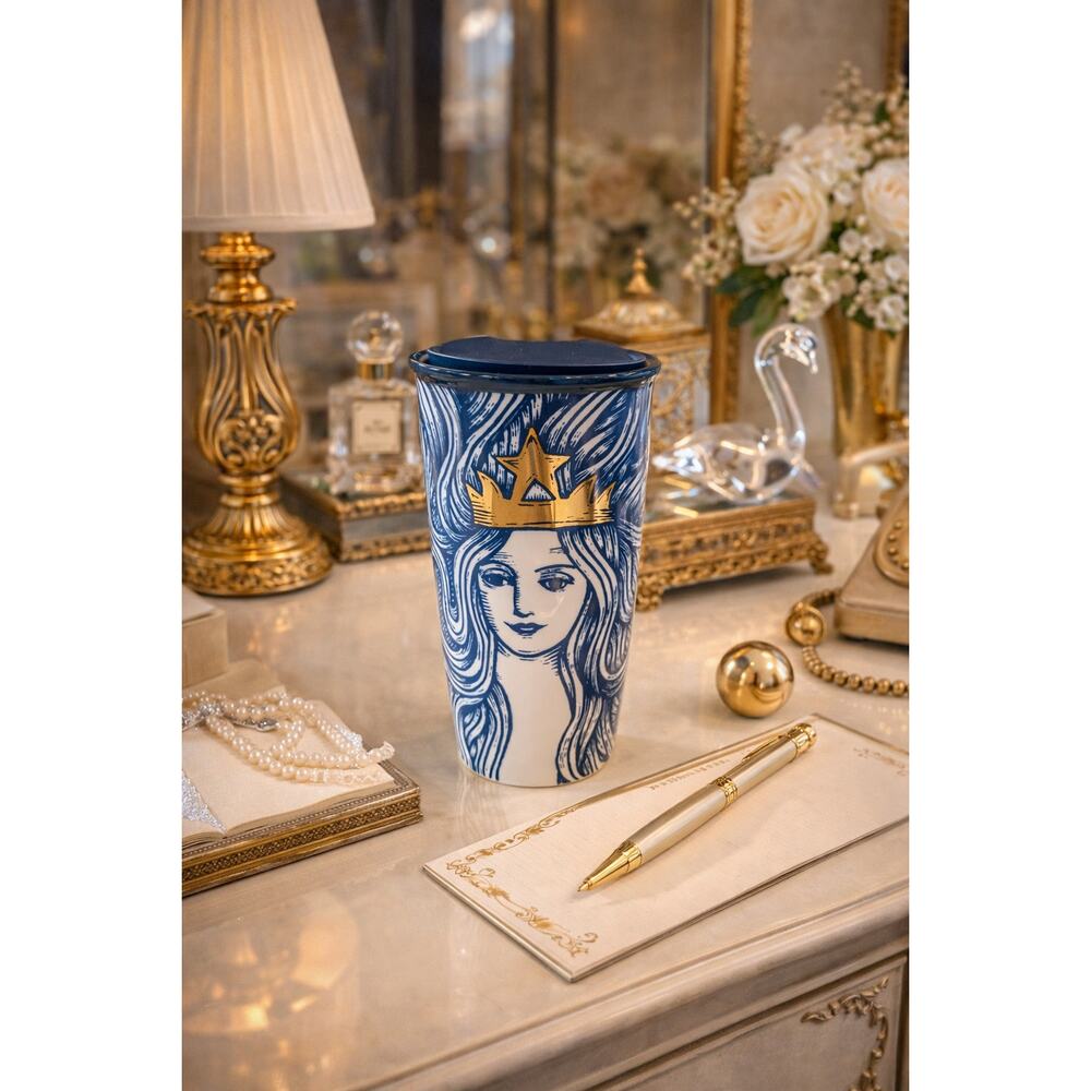 Rare Starbucks Gold Crown Mermaid Cup | Collectible Limited Edition Starbucks